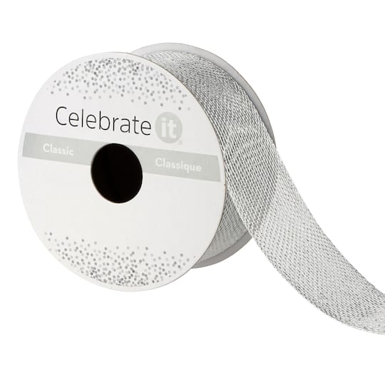 1.5" x 3yd. Metallic Mesh by Celebrate It®